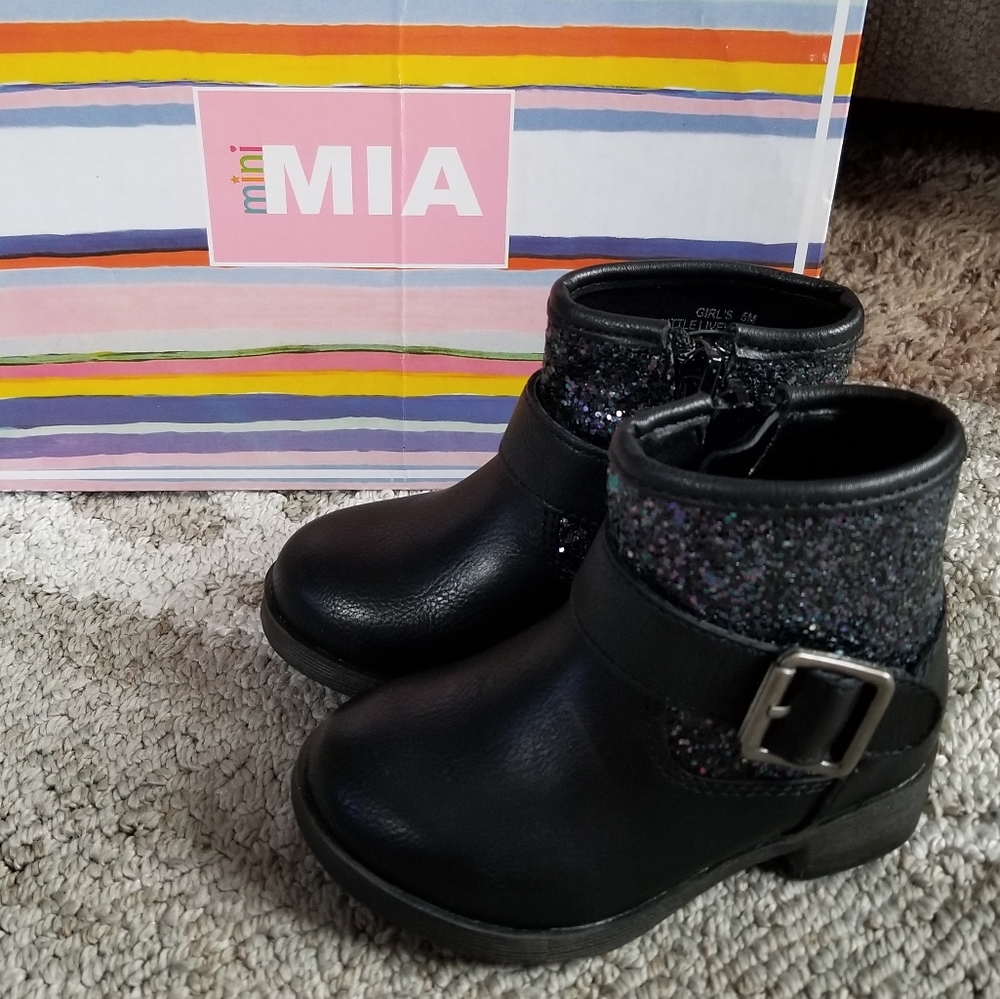 Mini Mia Sparkly Boots Girls Size 5